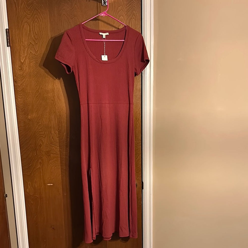 Burgundy Dress